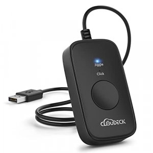 Cloudeck Mouse Jiggler Undetectable, Computer USB Mouse Mover, Gaming Automatic Continuous Clicker, Mouse Assistive Click Device, Plug & Play, Simula