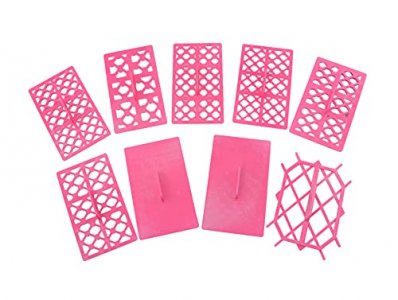 meizhouer 9pcs/set Embosser Fondant Cake Baking Sugarcraft Decorating Mold Cookie Tools Mold Home Kitchen Accessories