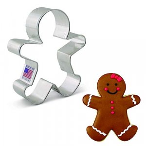 Ann Clark Cookie Cutters Happy Gingerbread Man Cookie Cutter, 4