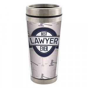 Best Lawyer Every Justice Scale 16 Oz Stainless Steel Travel Mug with Lid