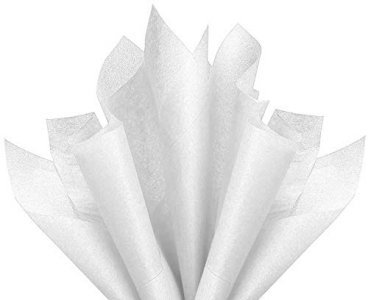Premium Quality Gift Wrap Paper Basic Solid White Bulk Tissue Paper 15 x  20 - 100 Sheets