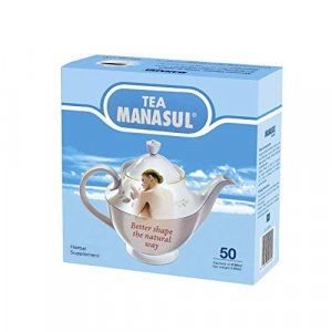 MANASUL Classic - Laxative Infusion Based On Senna, Peppermint, Lemon Balm, Liquorice and Anise. Herbal Tea with Calming Effect. 50 Tea Sachets.
