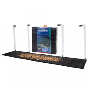Penn-Plax Undergravel Aquarium Filter for 40-55 Gallon Tanks Four 11.25 x 11.25 Plates Under Gravel System for Clear, Clean Water S