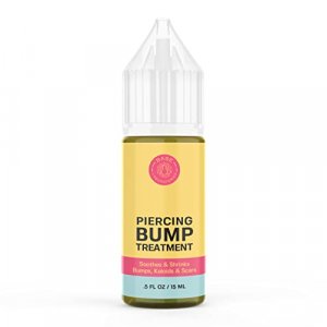 Base Labs Piercing Bump Treatment | Keloid Bump Removal | Healing & Soothing Piercing Aftercare - Bumps Free Keloid Shrinking Drops for Ear & Nose wi