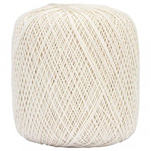 Aunt Lydia Classic Crochet Thread, 1 Pack, Antique White, 1200 Foot