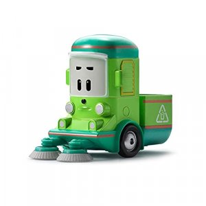 Robocar Poli, CLEANY DIE-CAST Metal Toy Cars, Broomstown Sweeper Truck Toys (Non-Transforming Diecast Figure Vehicles), Kids for Ages 3 and up, Holid