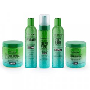 Texture My Way Natural Hair Therapies Keep It Curly Stretch & Set Hair Styling Foam, Ideal for Coiled, Frizzy, Curly Hair, 8.5 oz