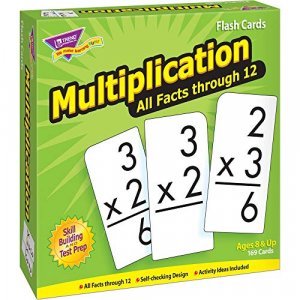 Trend Enterprises: Multiplication All Facts Through 12 Skill Drill Flash Cards, Exciting Way for Everyone to Learn, Great for Skill Building and Test