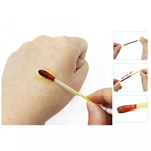 150 Iodine Swabsticks Q Tips Individually Wrapped - First Aid Cotton Swabs for Wound Prevent Cleanning in Nasal Ears Bruise