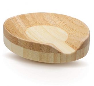 New Item! | Premium Bamboo Spoon Rest | 100% Organic Bamboo Wooden Holder for Spoons, Spatulas, Ladles, Teaspoons and Other Kitchen Cooking Utensils 