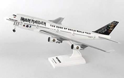 Daron SkyMarks Iron Maiden 747-400 1:200 W:Gear Ed Force One SKR899, White