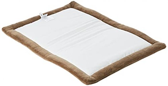 Midwest Homes for Pets Deluxe Micro Terry Pet Bed, Dog Bed & Crate Mat, Taupe