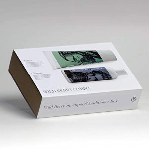 Beard Care Products, Shampoo Wash and Ultra Conditioner Softens, Smooths & Strengthens Beard Growth Value Set by Beardsley & Company (Wild Berry Delu