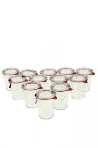Weck 760 Mini Mold Jar, 5.4 Ounce - 12 Jars