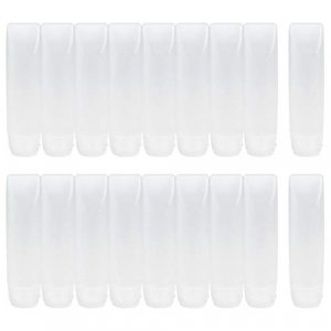 Nydotd 18 Pack Travel Size Plastic Squeeze Bottles for Liquids
