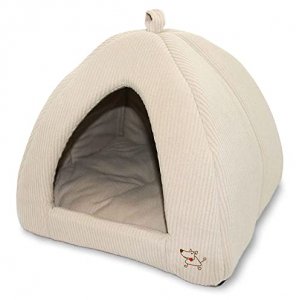 Pet Tent-Soft Bed for Dog and Cat by Best Pet Supplies - Beige Corduroy, 16
