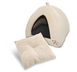 Pet Tent-Soft Bed for Dog and Cat by Best Pet Supplies - Beige Corduroy, 16