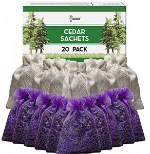 Lavender Sachet Bags - Moth Repellent Sachets (10 Pack) Home Fragrance for  Drawers and Closets. Natural Clothes Moths Repellant Dried Lavendar Flowers