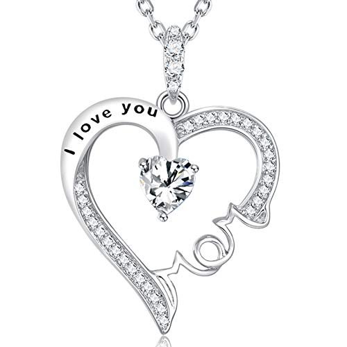 Dear Mom: I Love You' - Personalized Necklace - Love, Georgie