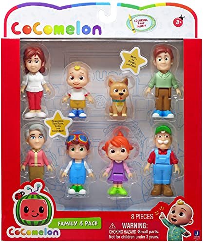 Cocomelon Figurines, Family Pack, Eight (8) Family Figures, Toys for  Toddlers - Imported Products from USA - iBhejo