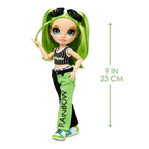 Rainbow High Jr High Jade Hunter - 9-inch Green Fashion Doll with Doll  Accessories- Open and Closes Backpack, Great Gift for Kids 6-12 Years Old  and - Imported Products from USA - iBhejo