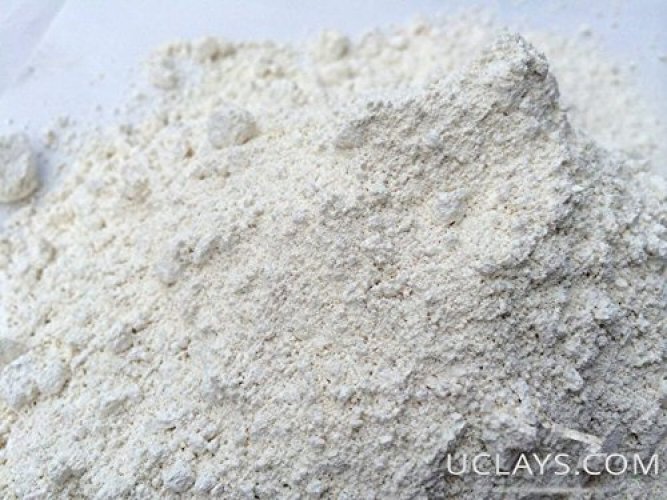 Kaolin Clay Powder (Grind) Edible Natural for Eating (Food) and Facial