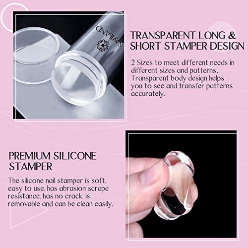 French Mani - Three (CjS-289) Steel Nail Art Layered Stamping Plate – Clear Jelly  Stamper