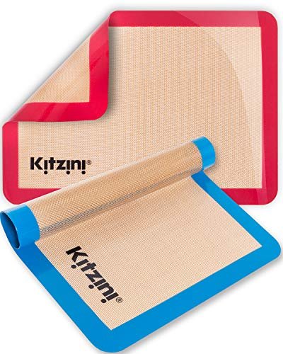 Kitzini Silicone Baking Mat Set. Non-Stick Silicone Mats for Baking. 2 Half  Baking Sheets. BPA Free. Professional Grade Silicone Baking Sheet. Silico -  Imported Products from USA - iBhejo