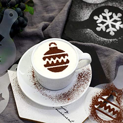 Cookies Stencils Coffee Stencils Latte Art Sugar Shaker Template