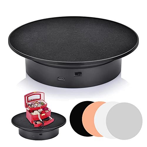 Electric Rotating Turntable For Photography, 360 Motorized Rotating Stand  Display Table For Live Video Automatic Revolving Display