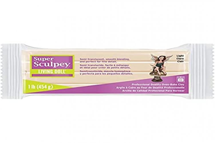 Sculpey Super Living Doll Clay, 1-Pound, Light