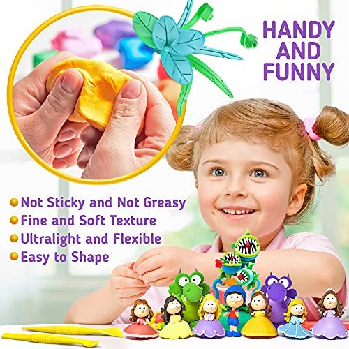 Air Dry Clay 36 Colors, Soft & Ultra Light, Modeling Clay for Kids with  Accessories, Tools and Tutorials - Yahoo Shopping