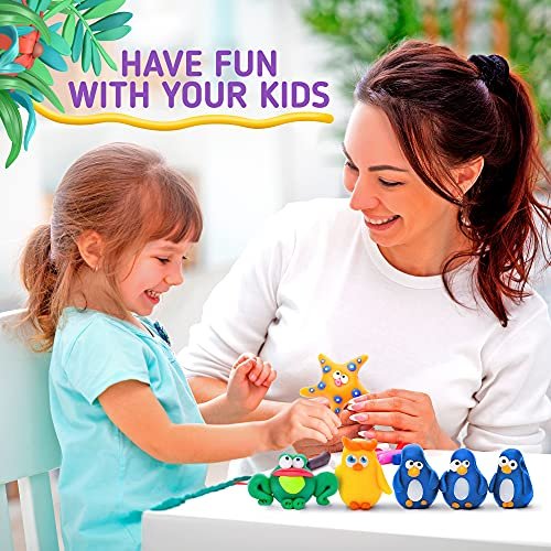 Air Dry Clay 36 Colors, Soft & Ultra Light, Modeling Clay for Kids with  Accessories, Tools and Tutorials - Yahoo Shopping