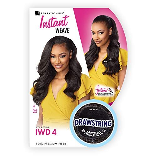 Sensationnel Instant Weave Synthetic Half Wig with Drawstring Cap