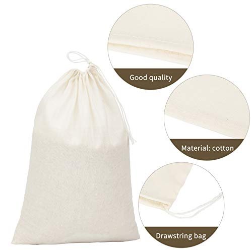 Pangda Muslin Bags Cloth Bags with Drawstring Large Storage Bags Bulk  Cotton Reusable Grocery Bags DIY Craft Sachet Bag for Party Wedding Home