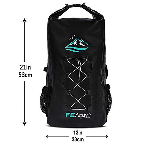 FE Active Dry Bag Waterproof Backpack - 30L Eco Friendly Bag for