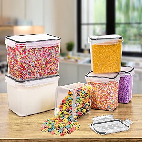 Cereal Dry Food Storage Container Airtight Leakproof Plastic
