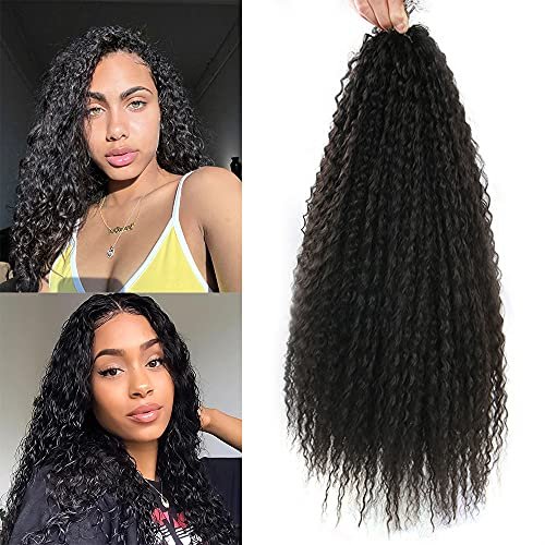 20 Inch Ocean Wave Crochet Hair Synthetic Braiding Hair Extensions for Women