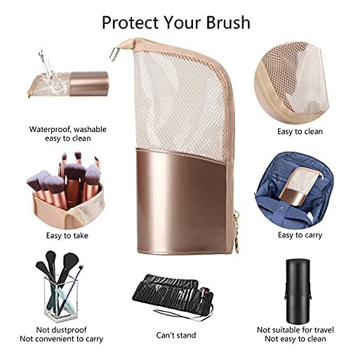 Makeup brush best sale pouch bag