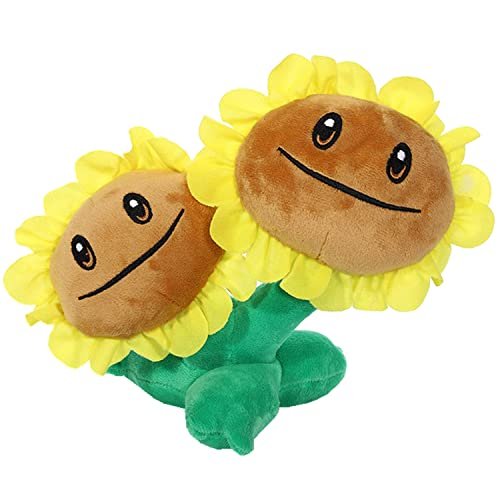  JHESAO 8 Sunflower Plants and Zombies vs Plush Zombies Toys PVZ  Plushies 1 2 Stuffed Soft Doll Sunflower Plush New : Toys & Games