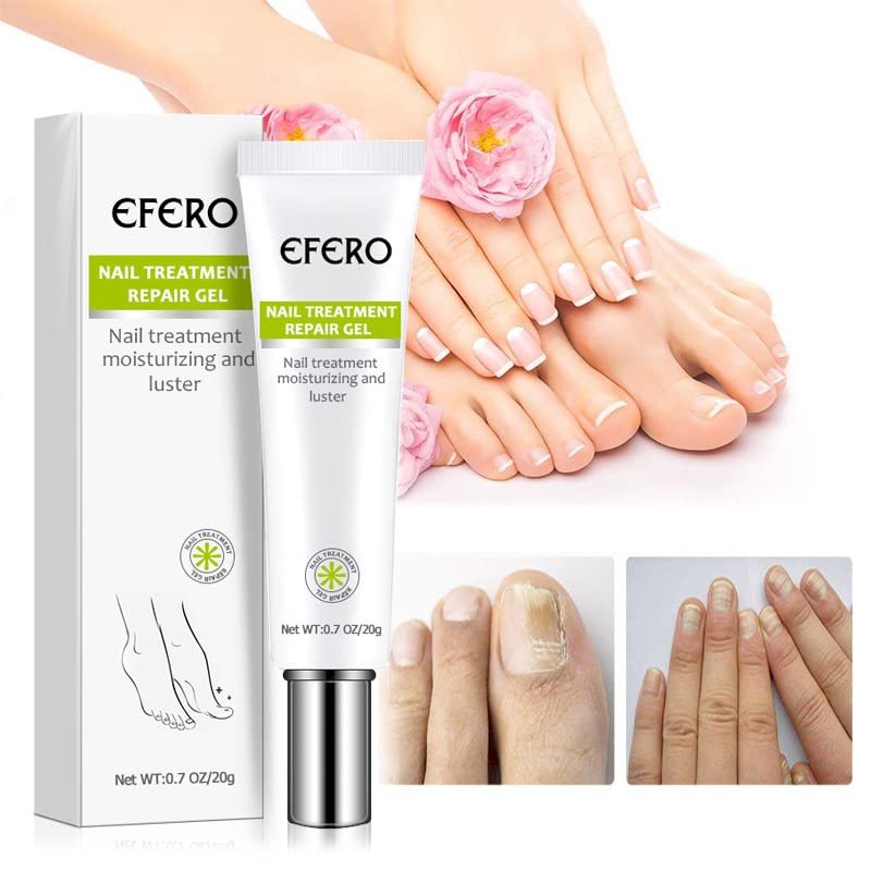 2 Pack Efero Nail Treatment Repair Gel,Nail Repair Cream for Restores  Appearance of Discolored or Damaged Nails - Imported Products from USA -  iBhejo