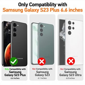 Oneagle for Samsung Galaxy S23+ Plus Case[6 in 1], Samsung S23+ Plus Phone Case 5G with [2X Lens Protectors & 2X Screen Protectors