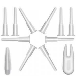 SKOLOO Exercise Ball Plug Replacement kit, Yoga Ball Fitness Exercise Ball Air Stopper Plug Pin Adapter Kit, 12Pieces