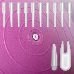 SKOLOO Exercise Ball Plug Replacement kit, Yoga Ball Fitness Exercise Ball Air Stopper Plug Pin Adapter Kit, 12Pieces