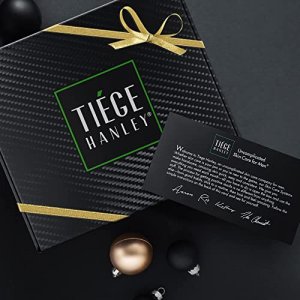 Tiege Hanley Men's Skin Care Mega Gift Box | 10 products | 5 Facial Care | 2 Body Wash | 1 Bar Soap, Hand Lotion, and a Plush Hand Towel | Great Gift