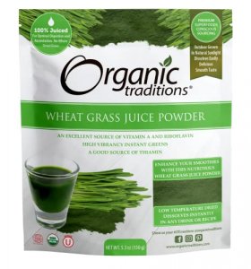 Organic Traditions Wheat Grass Juice Powder - 5.3oz