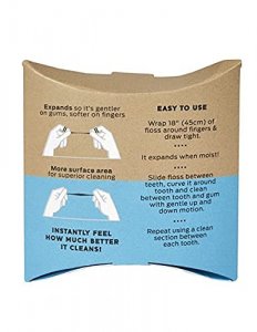 DrTung's Vegan Activated Charcoal Floss, Natural Lemongrass Flavor Dental Floss 2 Pack