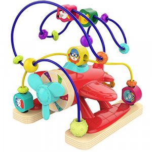 TOP BRIGHT Bead Maze Toys for 1 Year Old Boy Gifts - Educational Bead Maze for Toddlers Boy One Year Old Airplane Toys