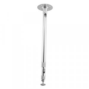 Ivosmart B120 Universal Projector Ceiling Mount Bracket 26.4IN-47.2IN Adjustable Extension Up to 44 lbs(Silver)