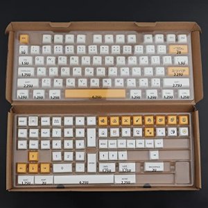 Hyekit PBT Keycaps 137 Keys Dye-Sublimation Keycaps XDA Profile Japanese Keycaps Cute Keycaps for Cherry Gateron MX Switches Mechanical Keyboards
